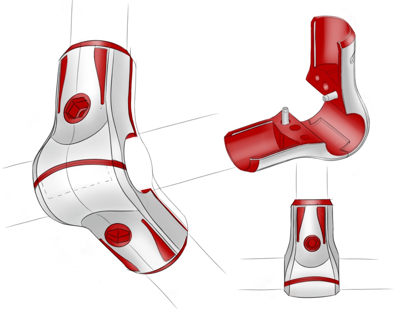 pièces de structure F-Dr — R&D génération 3